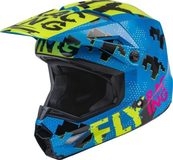 casque-moto-mx-enfant-bleu