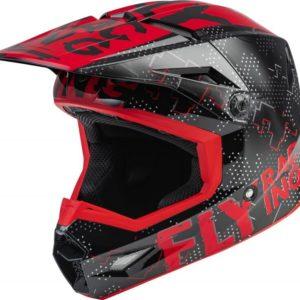 casque-moto-mx-enfant-rouge