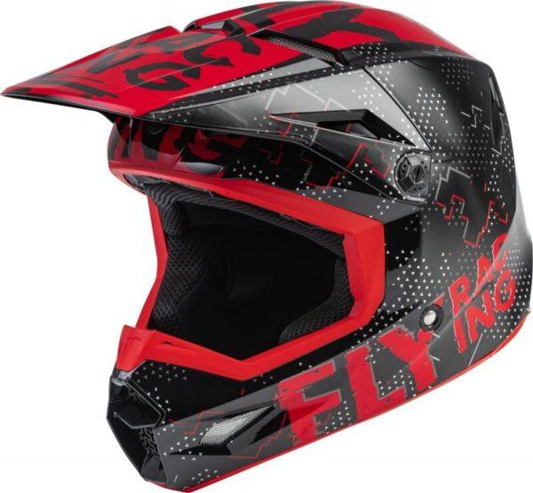 casque-moto-mx-enfant-rouge