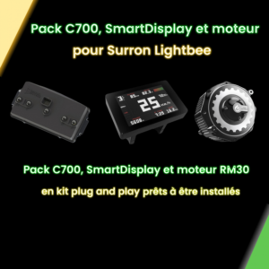 Pack RM C700 + RM30 + Smart Display SURRON LightBee