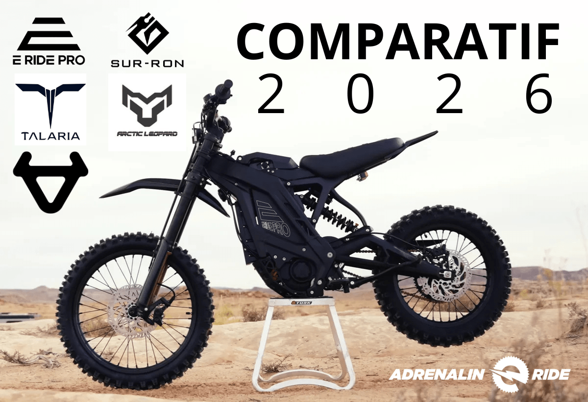 COMPARATIF MOTOS ELECTRIQUES 2026